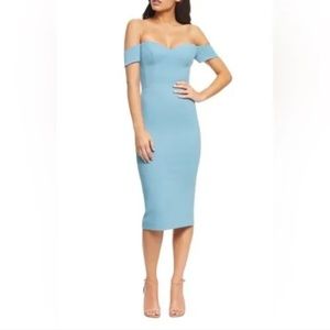 Dress the Population Bailey Off the Shoulder Body Con Dress - XS